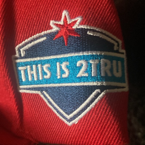 NWT Red embroidered Culture hat. One size fits all. - Picture 3 of 5